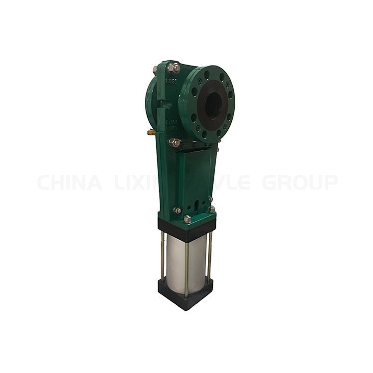 Rubber Lined Flange Type Knife Gate Valve