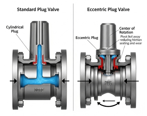 Plug Valve vs Eccentric Plug Valve: What's the Difference?