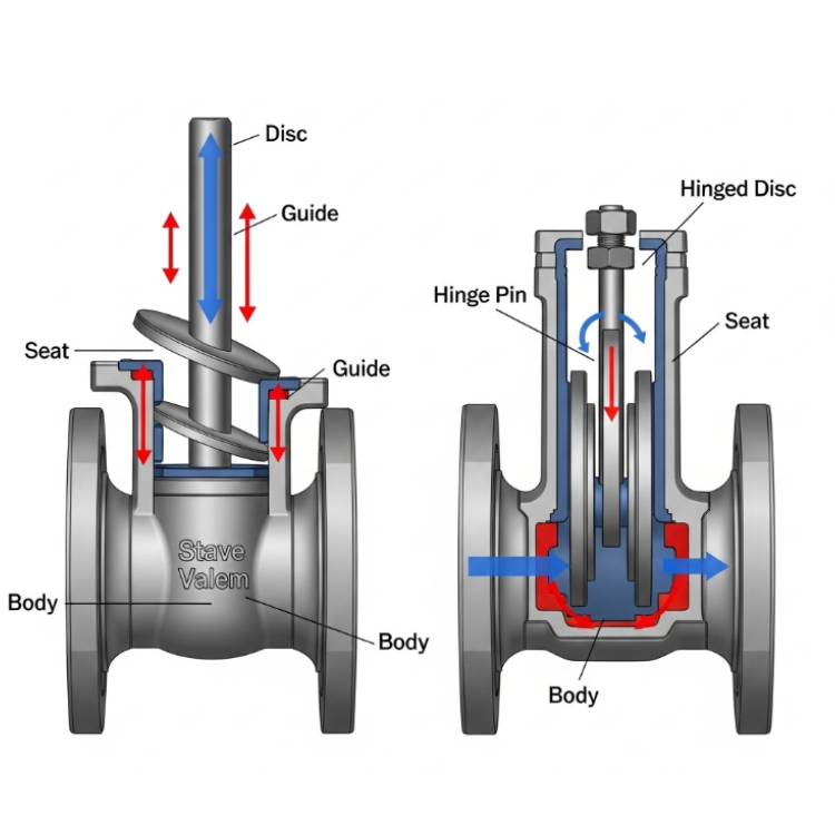 What is the Difference Between Lift and Swing Check Valves?